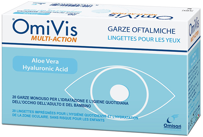 GARZE OFTALMICHE OMIVIS 20 PEZZI - farmachicca