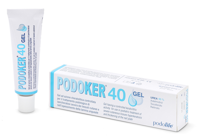 PODOKER 40 GEL AZIONE CHERATOLITICA TUBO DA 30 ML CON APPLICATORE - farmachicca