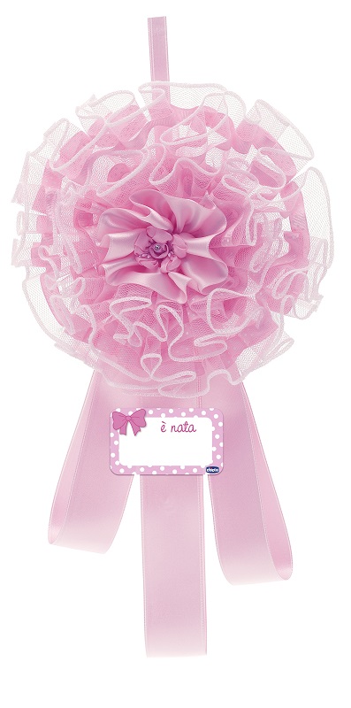 CHICCO ANNUNCIO NASCITA FIOCCO ROSA - farmachicca