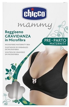 CHICCO MAMMY REGGISENO MICROFIBRA GRAVIDANZA NERO 5C - farmachicca