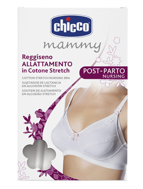 CHICCO MAMMY REGGISENO COTONE ALLATTAMENTO BIANCO 3C - farmachicca