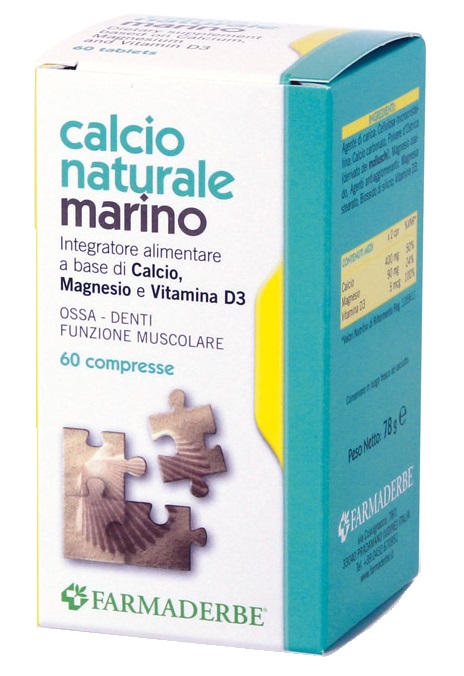SALCIO NATURALE MARINO 60 COMPRESSE - farmachicca