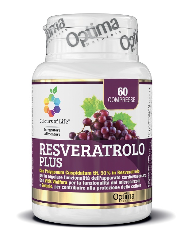 COLOURS OF LIFE RESVERATROLO PLUS 60 COMPRESSE 1000 MG - farmachicca