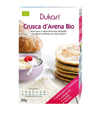 DUKAN CRUSCA AVENA BIO 500 G - farmachicca