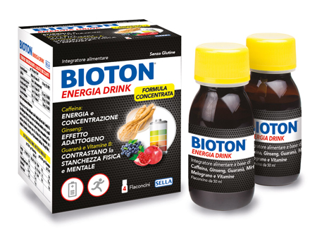 BIOTON ENERGIA DRINK 4 FLACONCINI X 50 ML - farmachicca