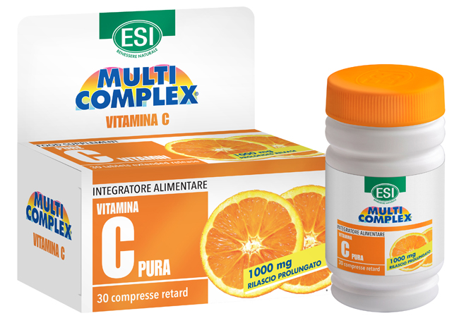 ESI MULTICOMPLEX VITAMINA C PURA 1000 MG RETARD 30 COMPRESSE - farmachicca