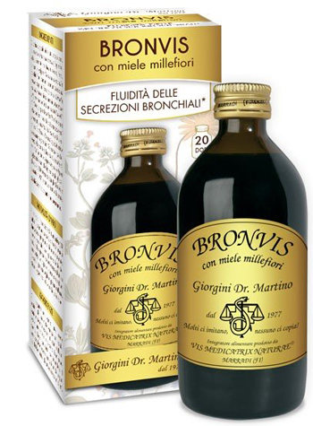 BRONVIS CON MIELE MILLEFIORI 200 ML - farmachicca