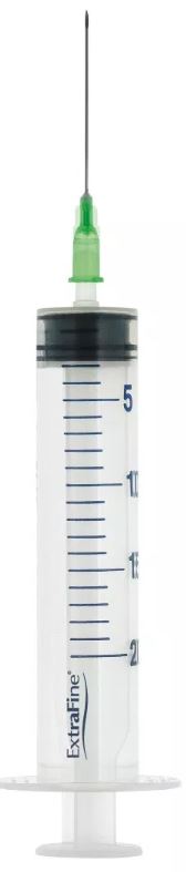 SIRINGA EXTRAFINE 20 ML CON AGO 2 GAUGE 21 0,80X40MM CONO ECCENTRICO 1 PEZZO - farmachicca