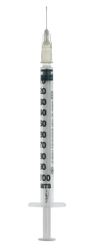 SIRINGA PER INSULINA EXTRAFINE 1ML 100 UI AGO REMOVIBILE 27 GAUGE 0,40X12 MM 1 PEZZO - farmachicca