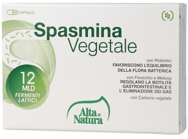 SPASMINA VEGETALE 30 OPERCOLI 500 MG - farmachicca