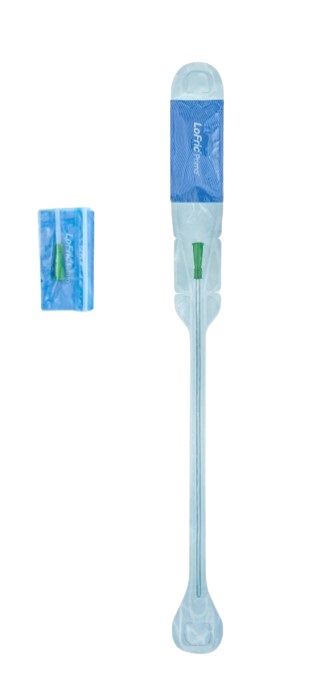 CATETEREURINARIO MONOUSO AUTOLUBRIFICANTE IDROFILO POBE LUBRIFICAZIONE TRAMITE POLIVINILPIRROLIDONE SOLUZIONE SALINA STERILE INTEGRATA LOFRIC PRIMO CH12 UOMO TIEMANN 30 PEZZI - farmachicca