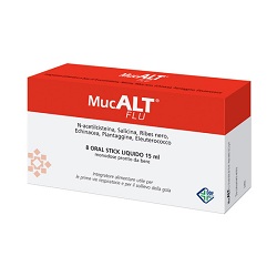 MUCALT FLU 8 ORAL STICK MONODOSE - farmachicca