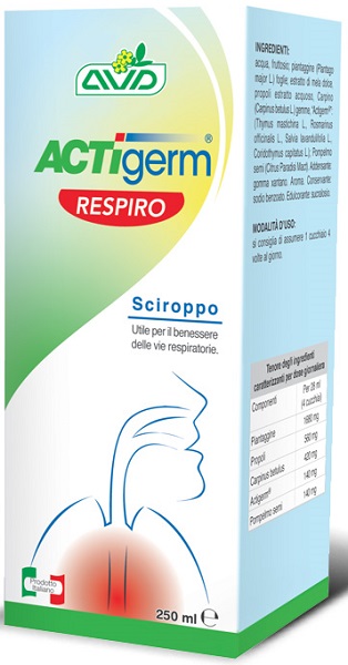 ACTIGERM RESPIRO SCIROPPO 250 ML - farmachicca