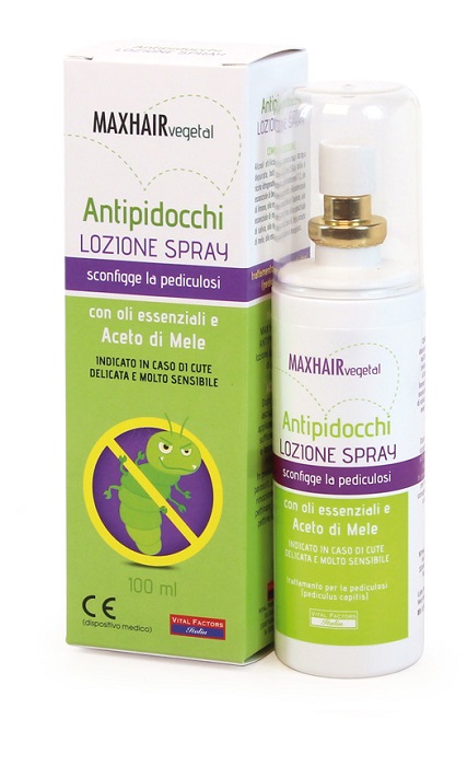 MAX HAIR SPRAY VEGETALE TRATTAMENTO PIDOCCHI 100ML - farmachicca