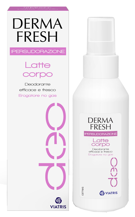 DERMAFRESH IPERSUDORAZIONE LATTE CORPO DEODORANTE 100 ML - farmachicca