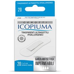 CEROTTO ICOPIUMA TRASPARENTE MEDIO 20 PEZZI - farmachicca
