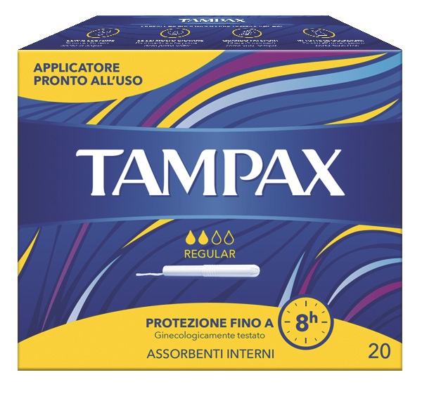 TAMPAX BLUE BOX REGULAR 20 PEZZI - farmachicca