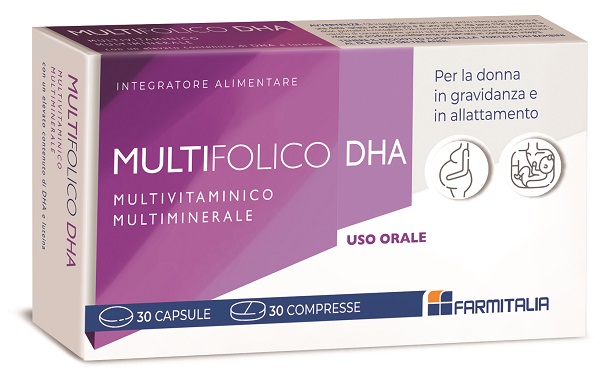 MULTIFOLICO DHA 30 CAPSULE + 30 COMPRESSE - farmachicca