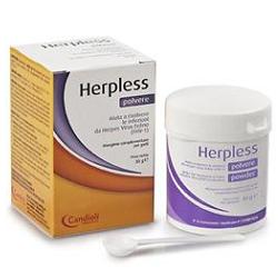 HERPLESS POLVERE BARATTOLO 30 G CON MISURINO - farmachicca