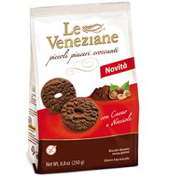 LE VENEZIANE BISCOTTI CACAO/NOCCIOLA 250 G - farmachicca