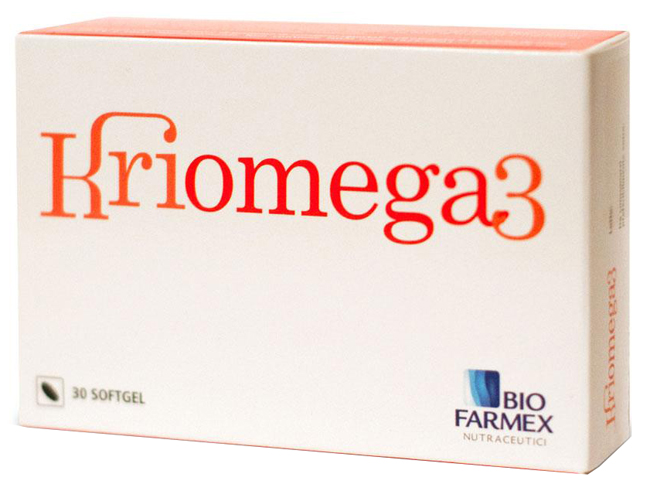 KRIOMEGA 3 30 CAPSULE SOFTGEL - farmachicca
