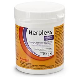 HERPLESS POLVERE BARATTOLO 120 G CON MISURINO - farmachicca