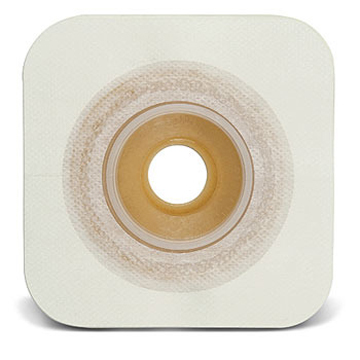 PLACCA CONVESSA NATURA+ PRETAGLIATA 19 MM FLANGIA 45 MM DURAHESIVE E CEROTTO MICROPOROSO 5 PEZZI - farmachicca