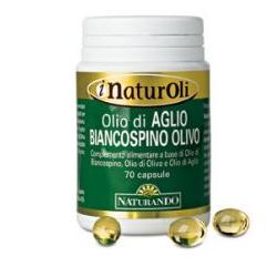 I NATUROLI OLIO DI AGLIO BIANCOSPINO OLIVO 70 PERLE - farmachicca