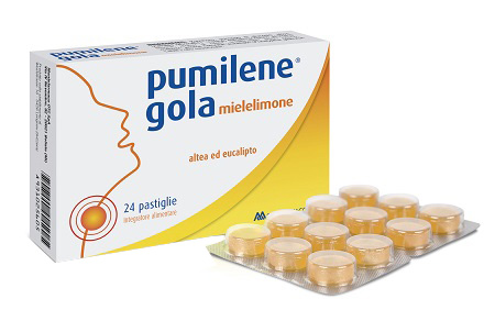 PUMILENE GOLA MIELE LIMONE 24 PASTIGLIE - farmachicca