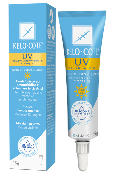 GEL CICATRICI KELO COTE UV SPF30 15 G - farmachicca