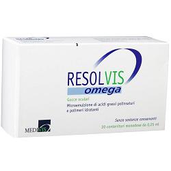 GOCCE OCULARI RESOLVIS OMEGA 20 FIALE MONODOSE 0,25 ML - farmachicca