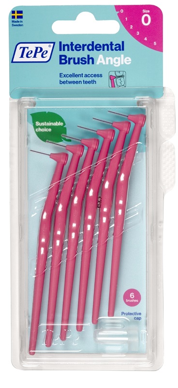 TEPE ANGLE SCOVOLINO ROSA 0,4MM 6 PEZZI - farmachicca