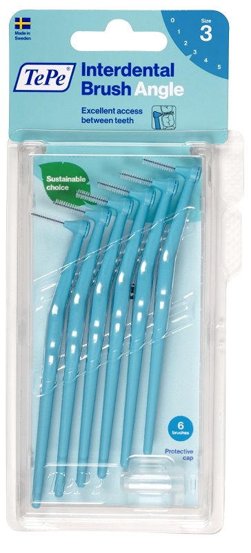 TEPE ANGLE SCOVOLINO BLU 0,6MM 6 PEZZI - farmachicca