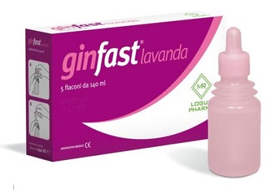 LAVANDA VAGINALE GINFAST CONFEZIONE DA 5 FLACONCINI DA 140ML - farmachicca