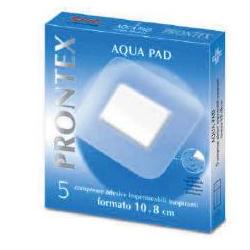 GARZA COMPRESSA PRONTEX AQUA PAD 10X8CM 5 PEZZI - farmachicca