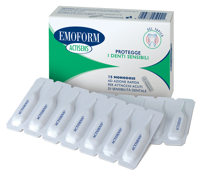 EMOFORM ACTISENS GEL 15 FIALE DA 2 ML - farmachicca