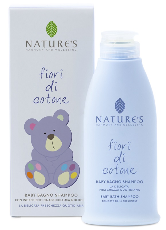 NATURES FIORI DI COTONE BABY BAGNO SHAMPOO - farmachicca