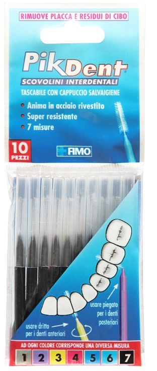 PIKDENT STUZZICOLINO 7 NE 10PZ - farmachicca
