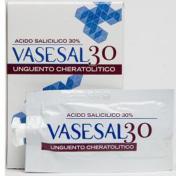 VASESAL 30 6 BUSTINE UNGUENTO CHERATOLITICO - farmachicca