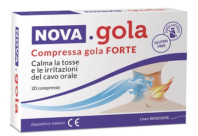 NOVA GOLA COMPRESSA GOLA FORTE 20 COMPRESSE - farmachicca