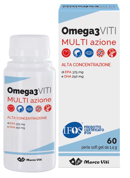 VITI OMEGA3 MULTIAZIONE 60 PERLE - farmachicca