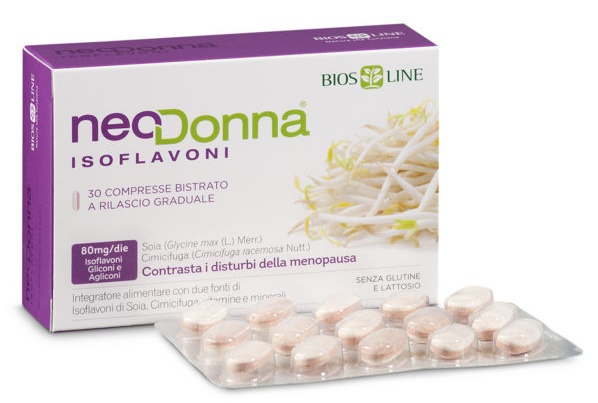 BIOSLINE NEODONNA ISOFLAVONI BISTRATO 30 COMPRESSE - farmachicca