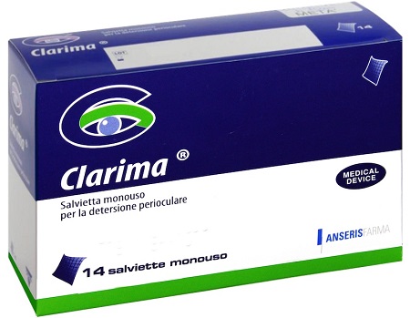 SALVIETTA PERIOCULARE CLARIMA 14 PEZZI - farmachicca