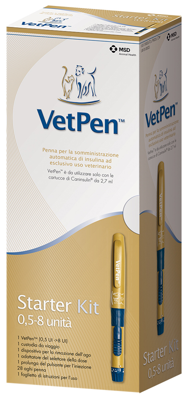 CANINSULIN VET PEN 8 UI STARTER KIT - farmachicca