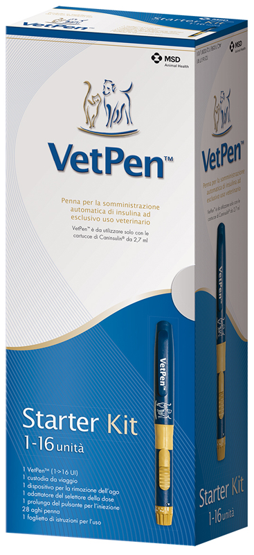 CANINSULIN VET PEN 16 UI STARTER KIT - farmachicca