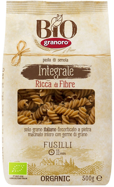BIOLOGICA INTEGRALE GRANORO FUSILLI 500 G - farmachicca