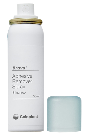 BRAVA SPRAY REMOVER PER DISTACCO DOLCE ADESIVI E DISPOSITIVI PER STOMIA 50 ML - farmachicca