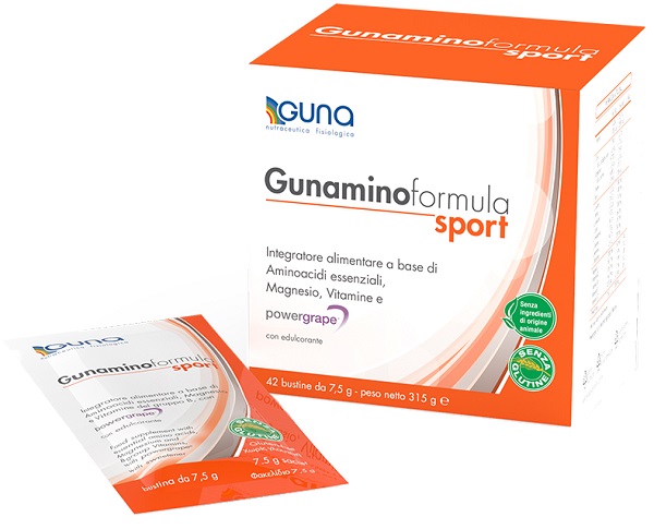 GUNAMINOFORMULA SPORT 42 BUSTE 315 G - farmachicca