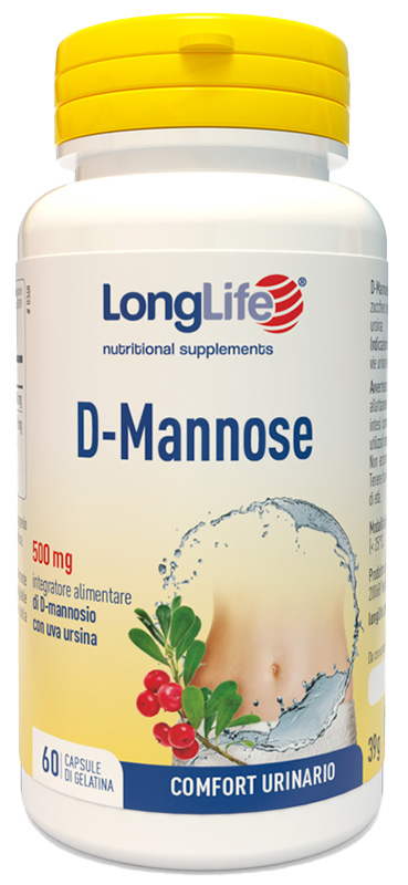 LONGLIFE D-MANNOSE 60 CAPSULE - farmachicca
