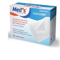 GARZA COMPRESSA TESSUTO NON TESSUTO MEDS 36X40CM 12 PEZZI SSR - farmachicca